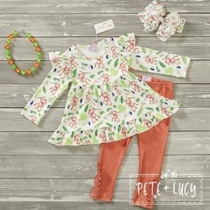 2 piece girls pant set/accessories not included